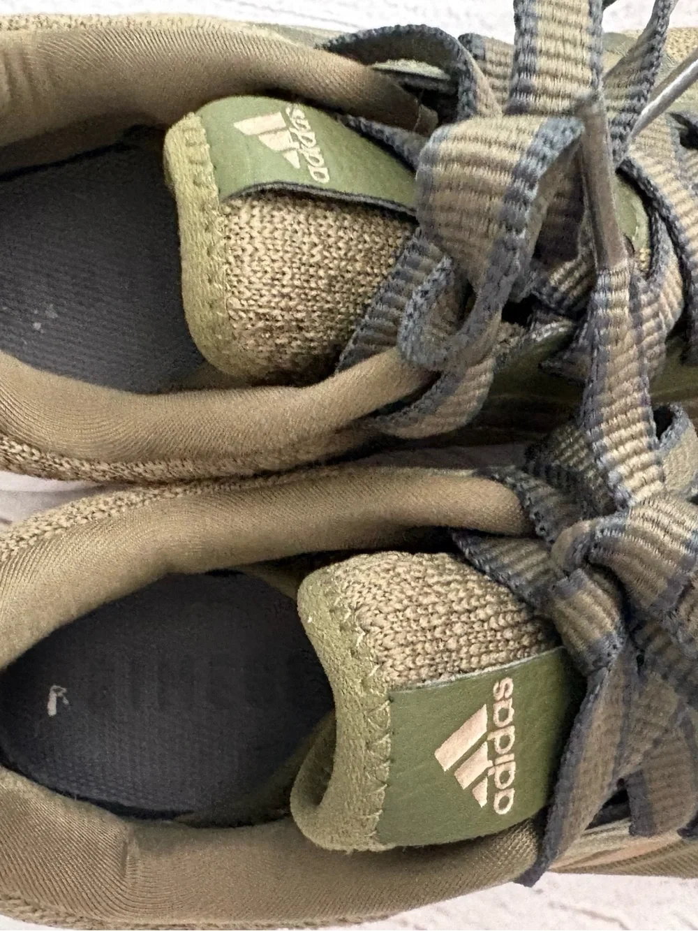 Adidas Edge Lux4 Prime Blue Sneakers in focus olive and copper metallic size 8.5